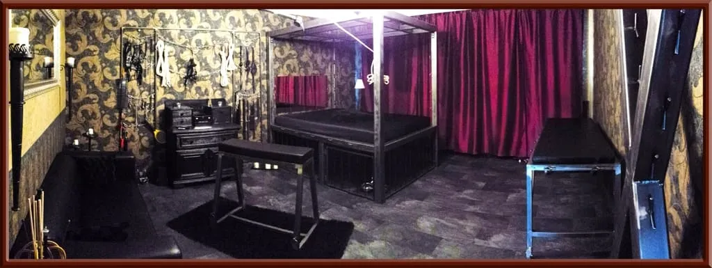 View across the bed in the SM studio